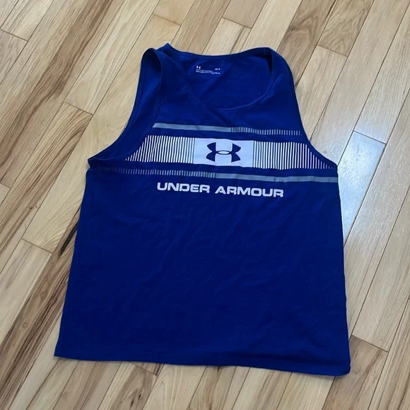 Men’s large blue under Armour tank - Picture 1 of 3